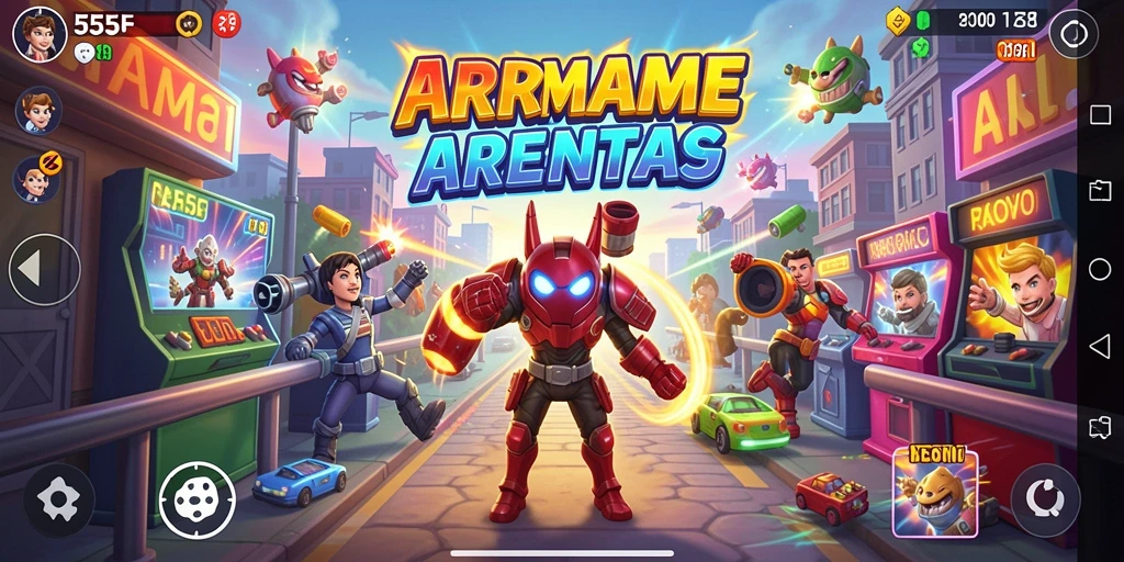 Tampilan gameplay seru dan menantang di 555F.