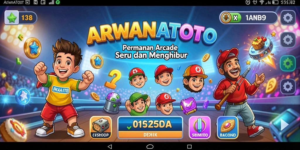 Gameplay seru ARWANATOTO yang penuh tantangan dan keseruan.
