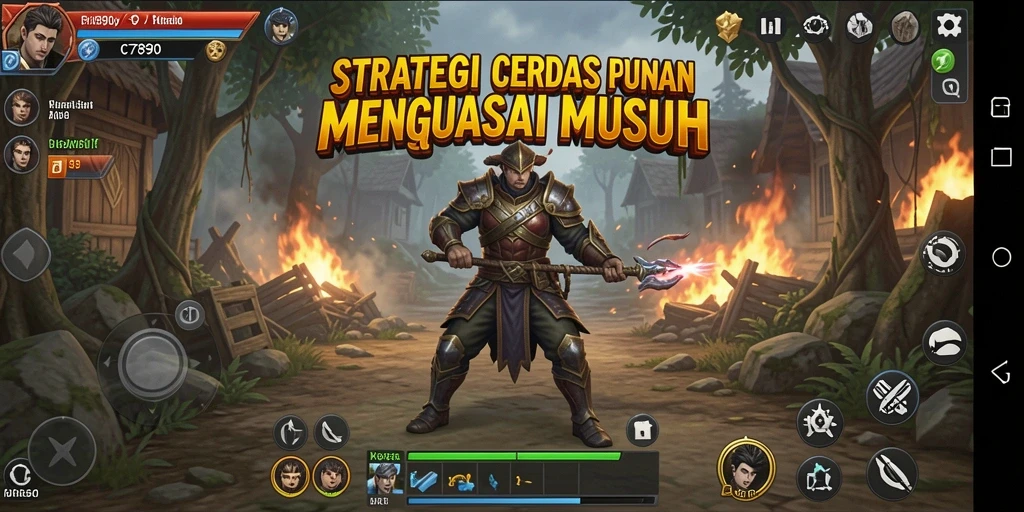 Screenshot C7890 menampilkan aksi gameplay yang intens di dunia strategi.