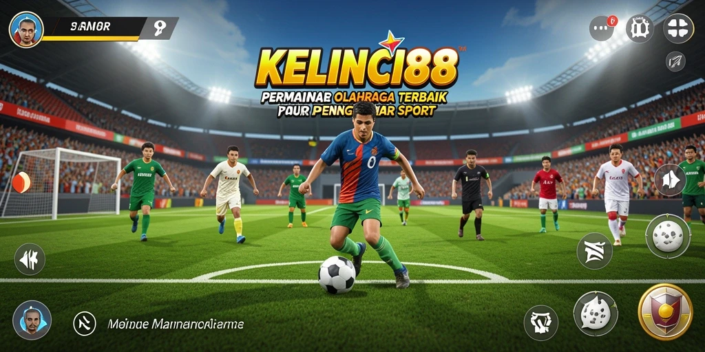 Tampilan gameplay seru dari KELINCI88 dengan aksi olahraga nyata.