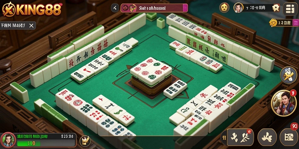Gameplay Mahjong yang menarik di KING88 dengan grafis yang memukau.