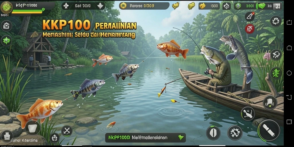 Tangkapan ikan yang besar dan beragam di KPK100.