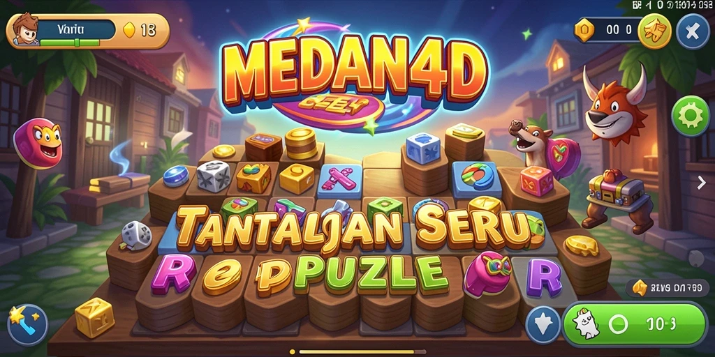 Tampilkan keseruan gameplay di MEDAN4D dengan berbagai puzzle menarik.