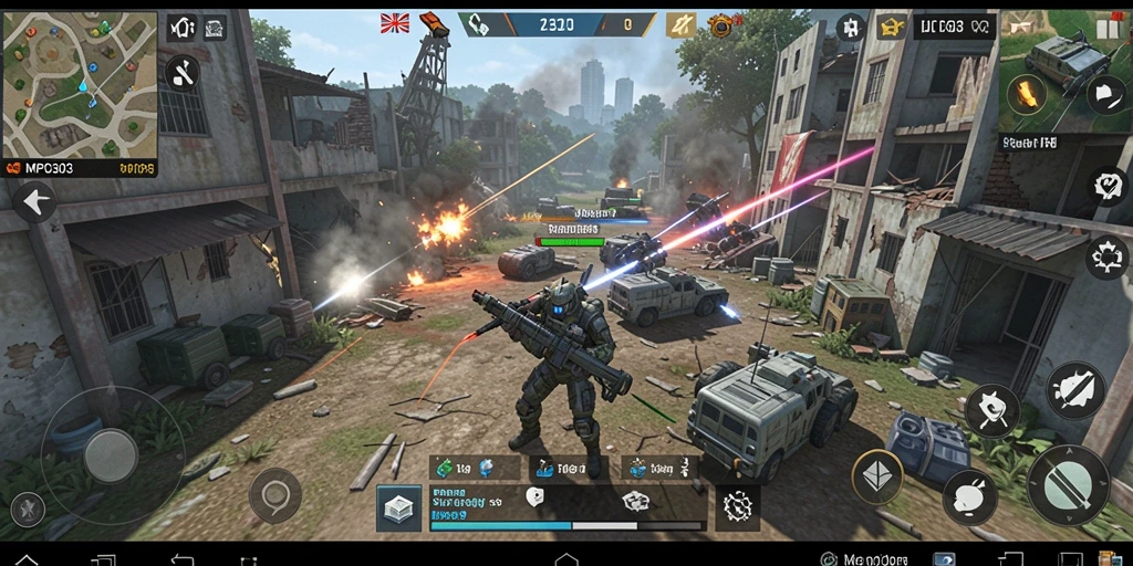 Tampilan menegangkan dari aksi gameplay MPO303 yang seru dan mendebarkan.