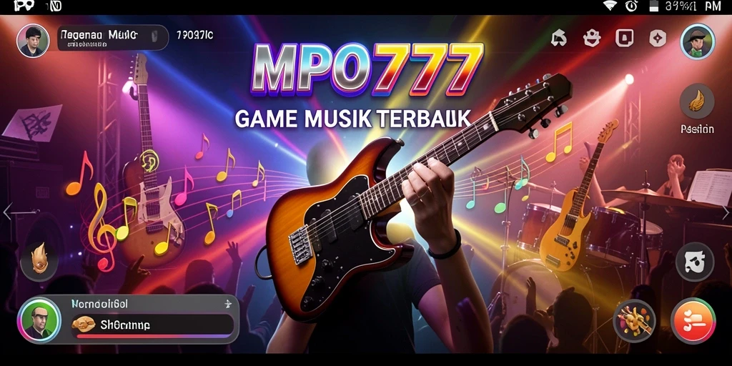 Tampilan gameplay MPO777 yang penuh warna dan dinamis.