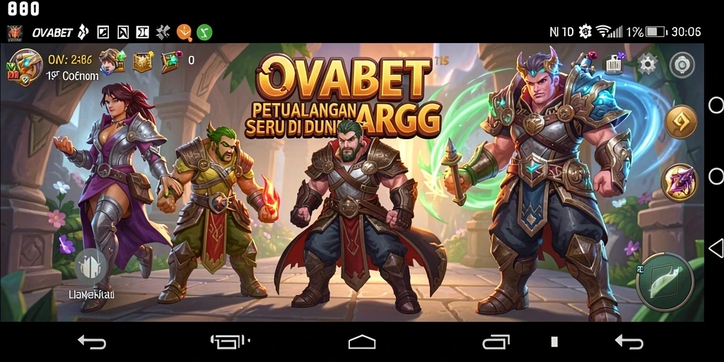 Tampilan gameplay seru dari OVABET yang memikat dan menegangkan.