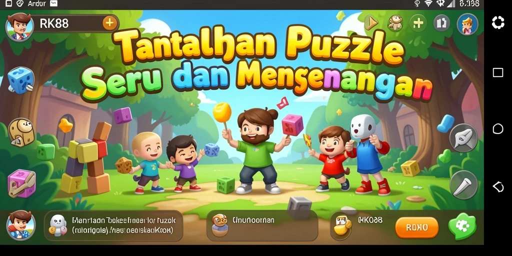 Tampilkan gameplay menarik di RK88 yang menantang dengan teka-teki seru.