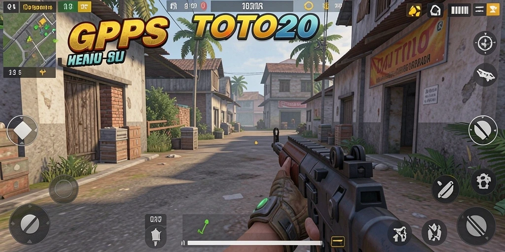 Screenshot utama TOTO20 menampilkan aksi seru gameplay TPS.